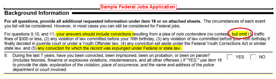 Sample Federal Jobs Application Fed jobs application